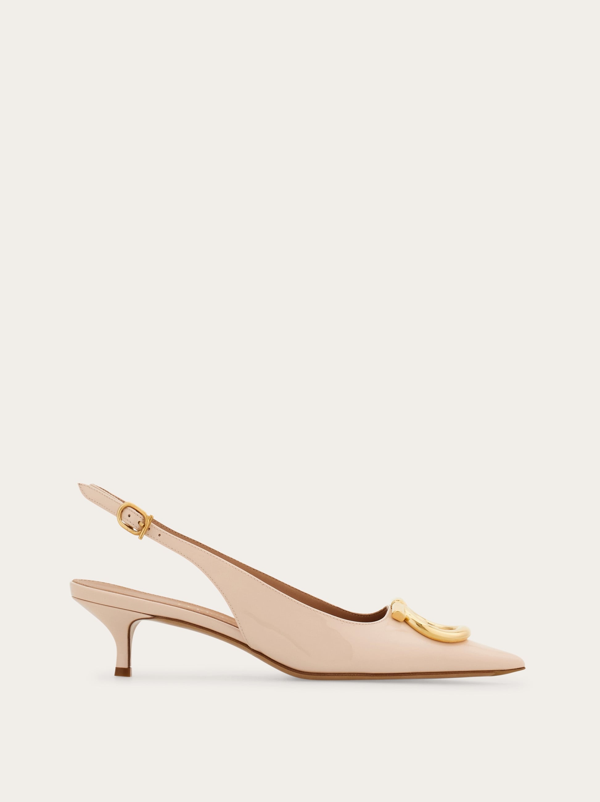 Maxi Gancini slingback pump - Women | Ferragamo