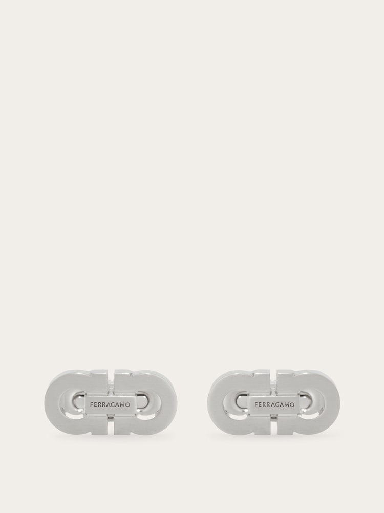Double Gancini cufflinks Gallery image 1