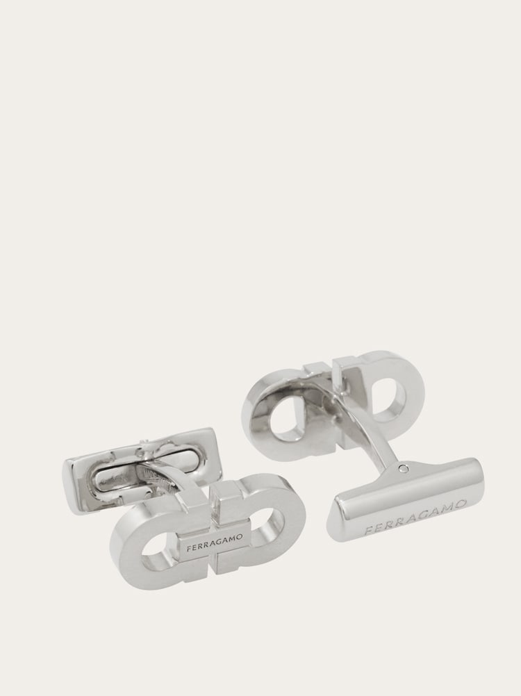 Double Gancini cufflinks Gallery image 2