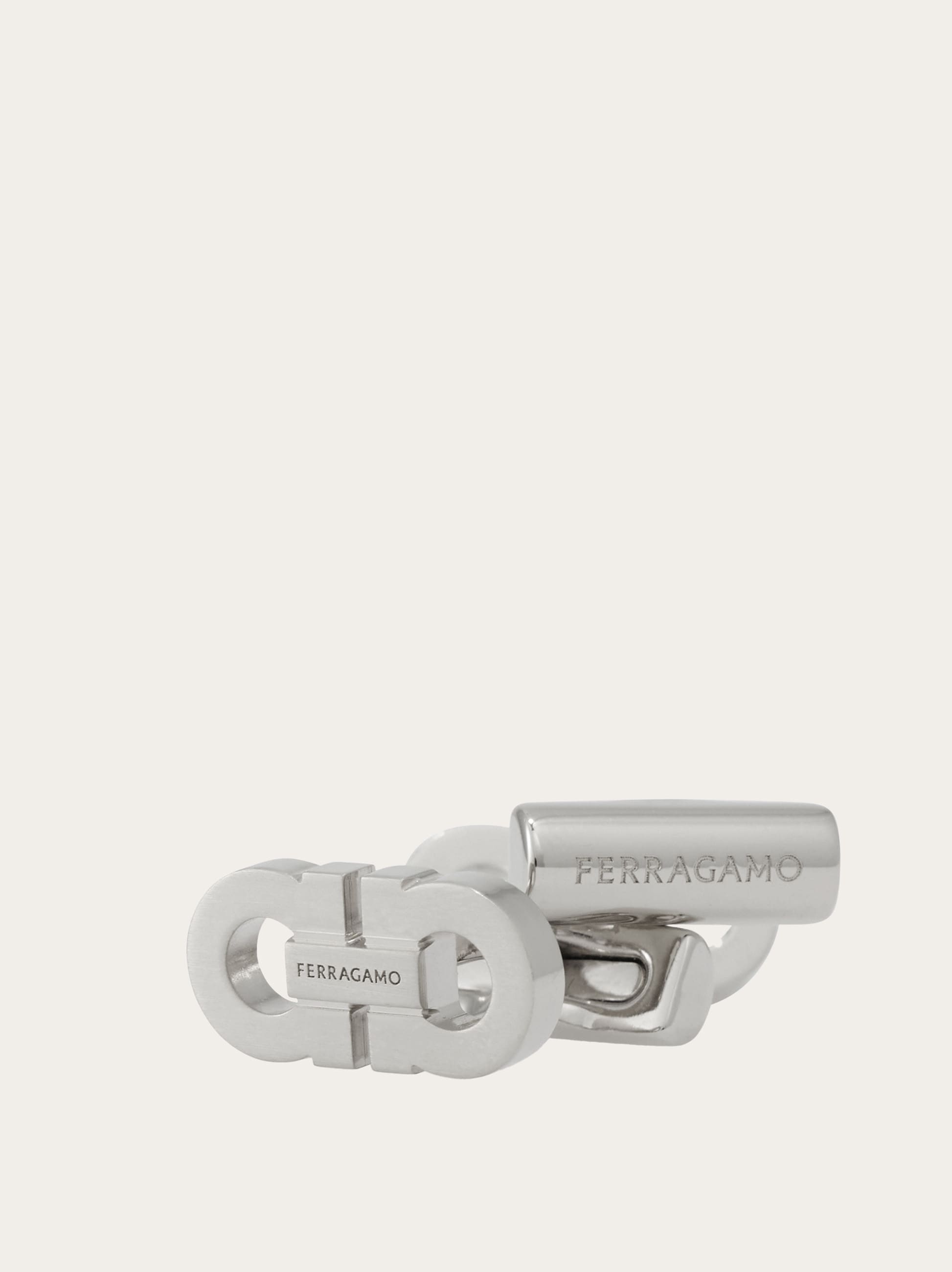 Salvatore Ferragamo カフス ガンチーニ カフリンクス - メンズ | Ferragamo