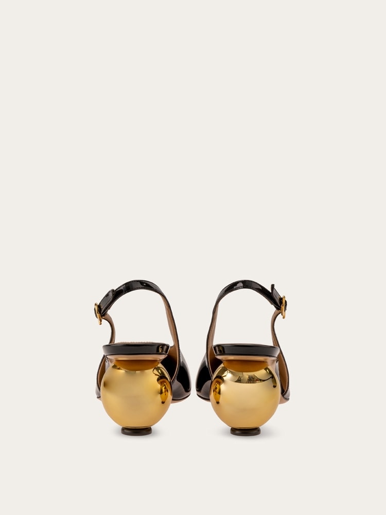 Spherical heel slingback pump - Women | Ferragamo