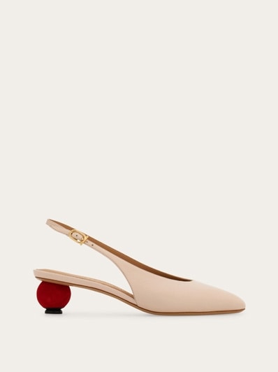 Spherical heel slingback pump - Women | Ferragamo
