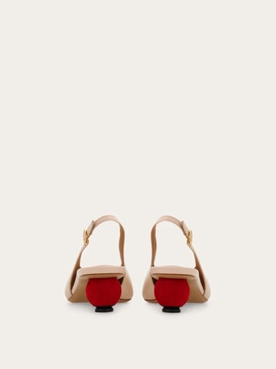 Spherical heel slingback pump - Women | Ferragamo