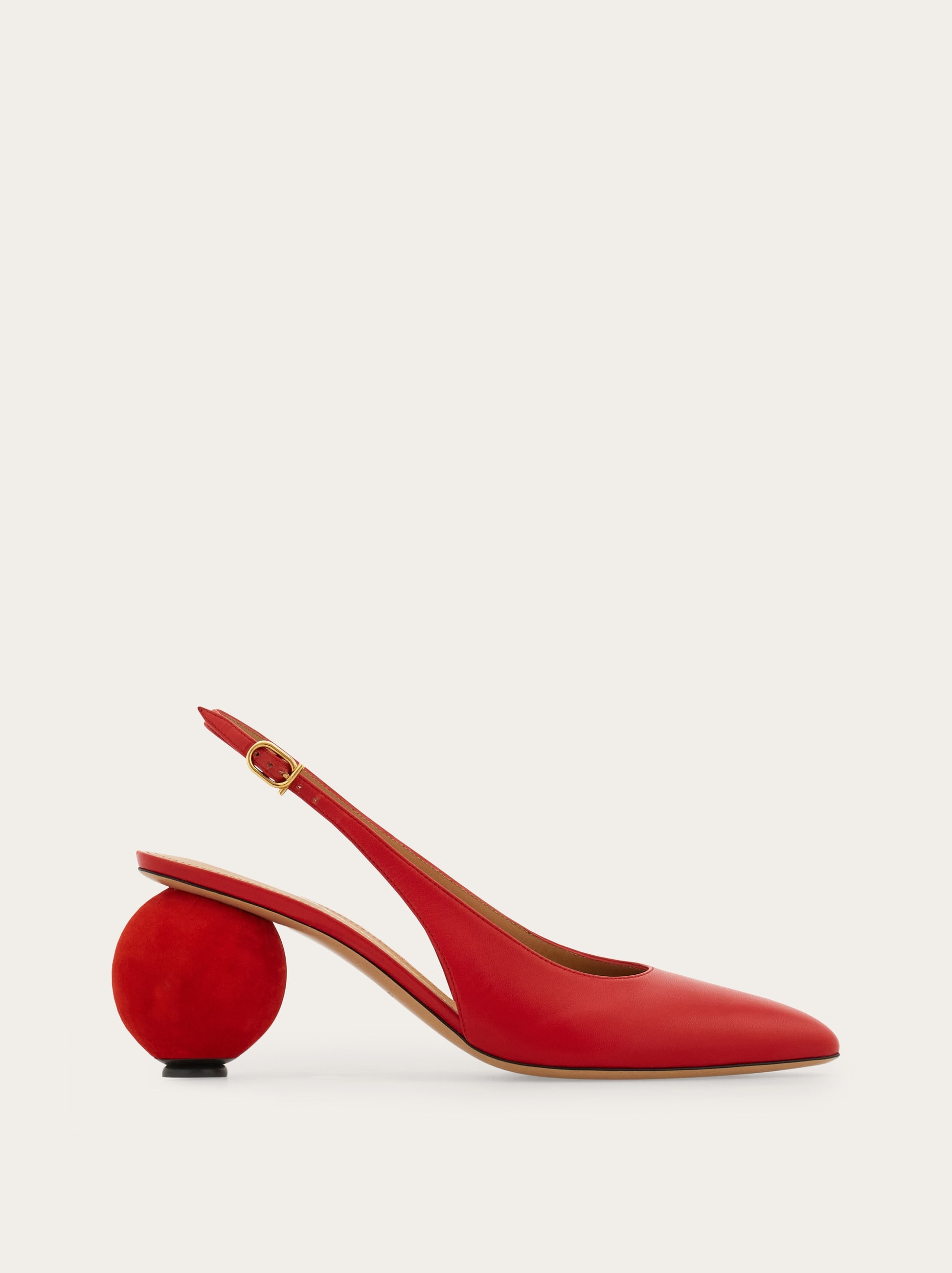 Spherical heel slingback pump - Women | Ferragamo