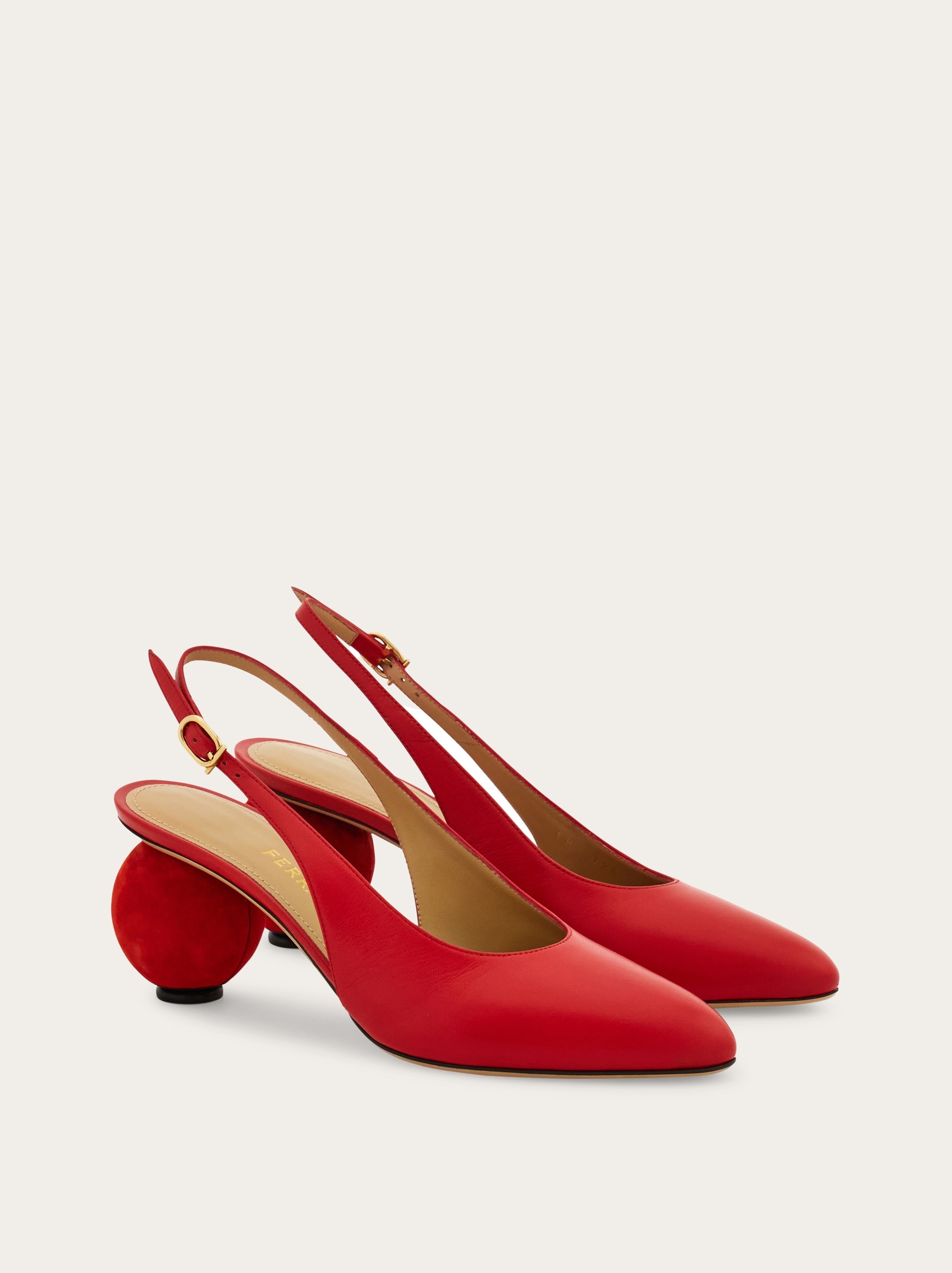 Ferragamo♪SALE♪0772375 Spherical heel slingback pump - Women | Ferragamo