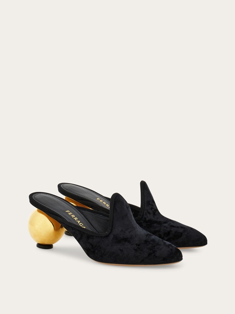 Spherical heel mule Gallery image 2