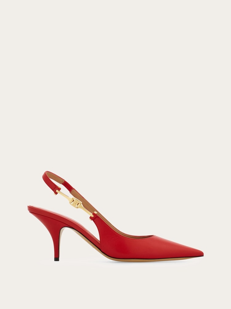 F buckle slingback pump Gallery image 1