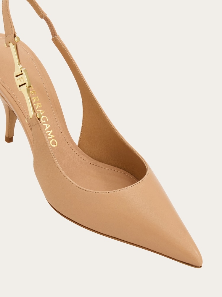 F 버클 슬링백 펌프스 Gallery image 5