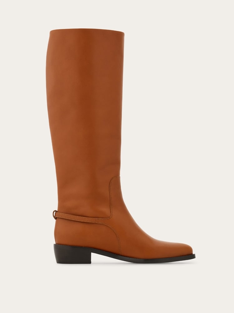 F buckle knee boot Gallery image 6
