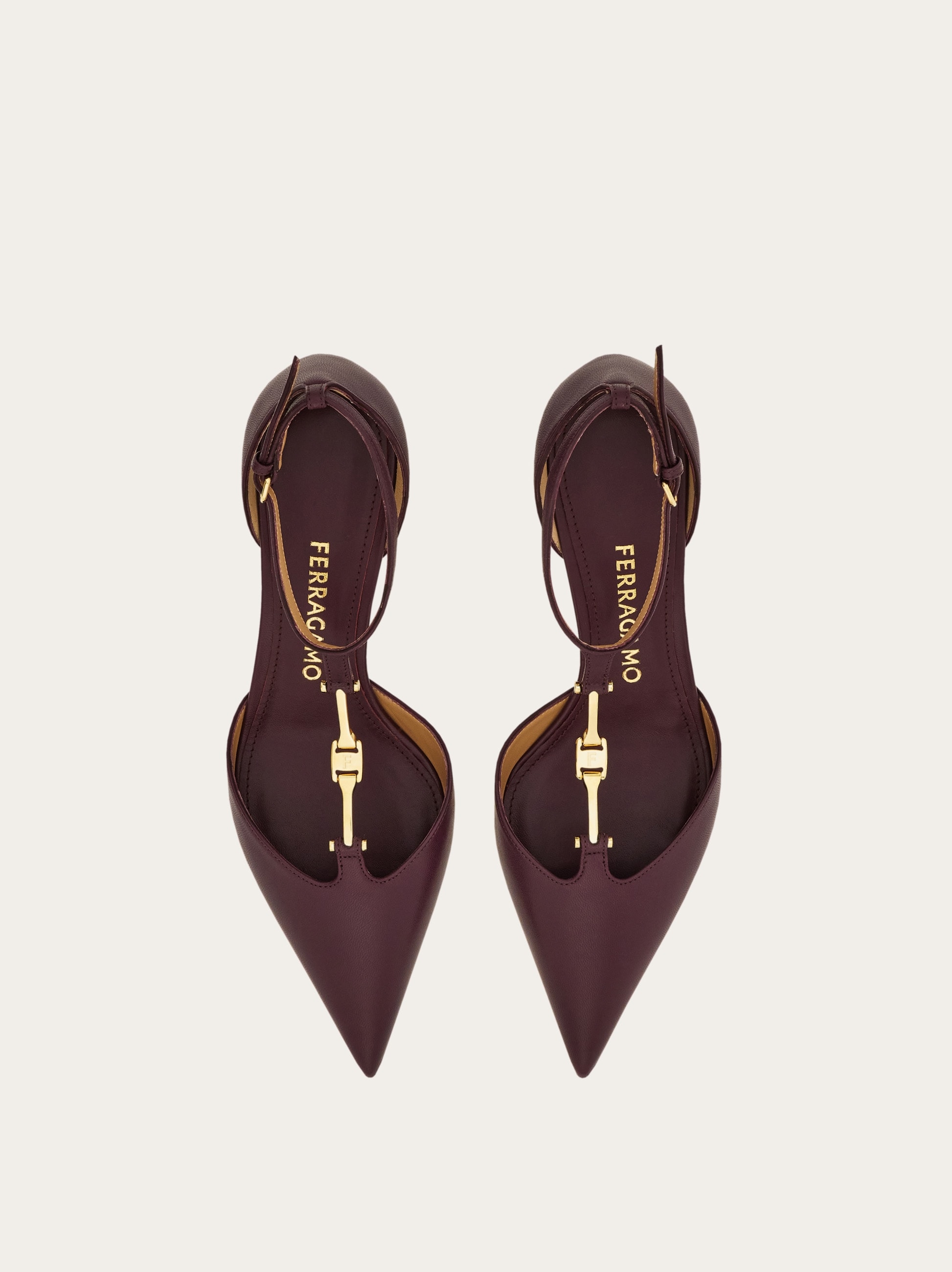 F buckle T-strap pump - Women | Ferragamo