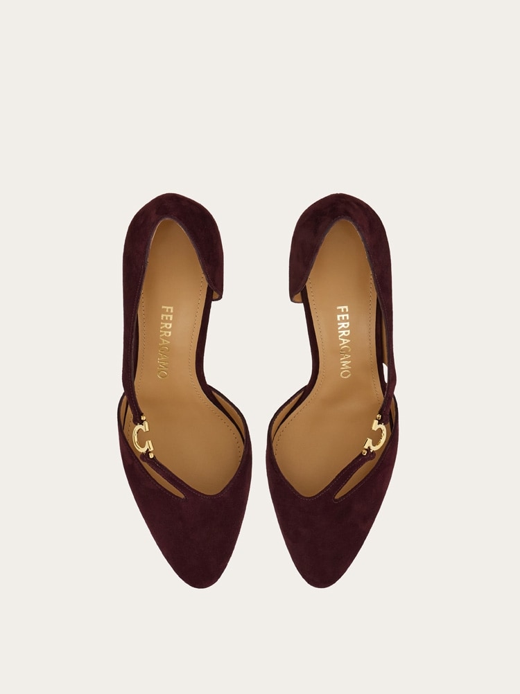 Escarpin décolleté détail Gancini Gallery image 3