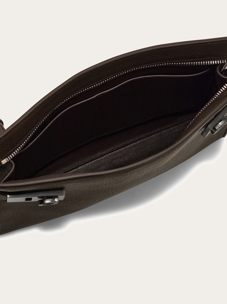 Pouch with Gancini buckles Gallery image 5