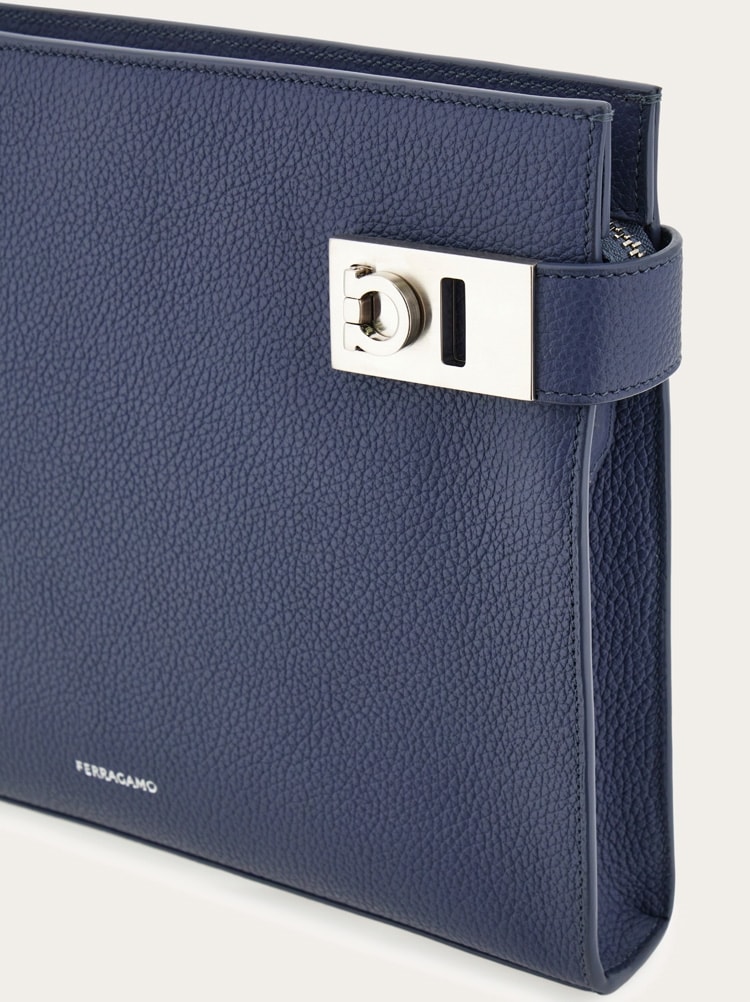 Pouch with Gancini buckles Gallery image 6