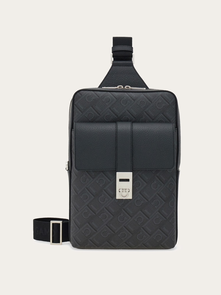 Ferragamo Monogram slingbag with Hug buckle Gallery image 1