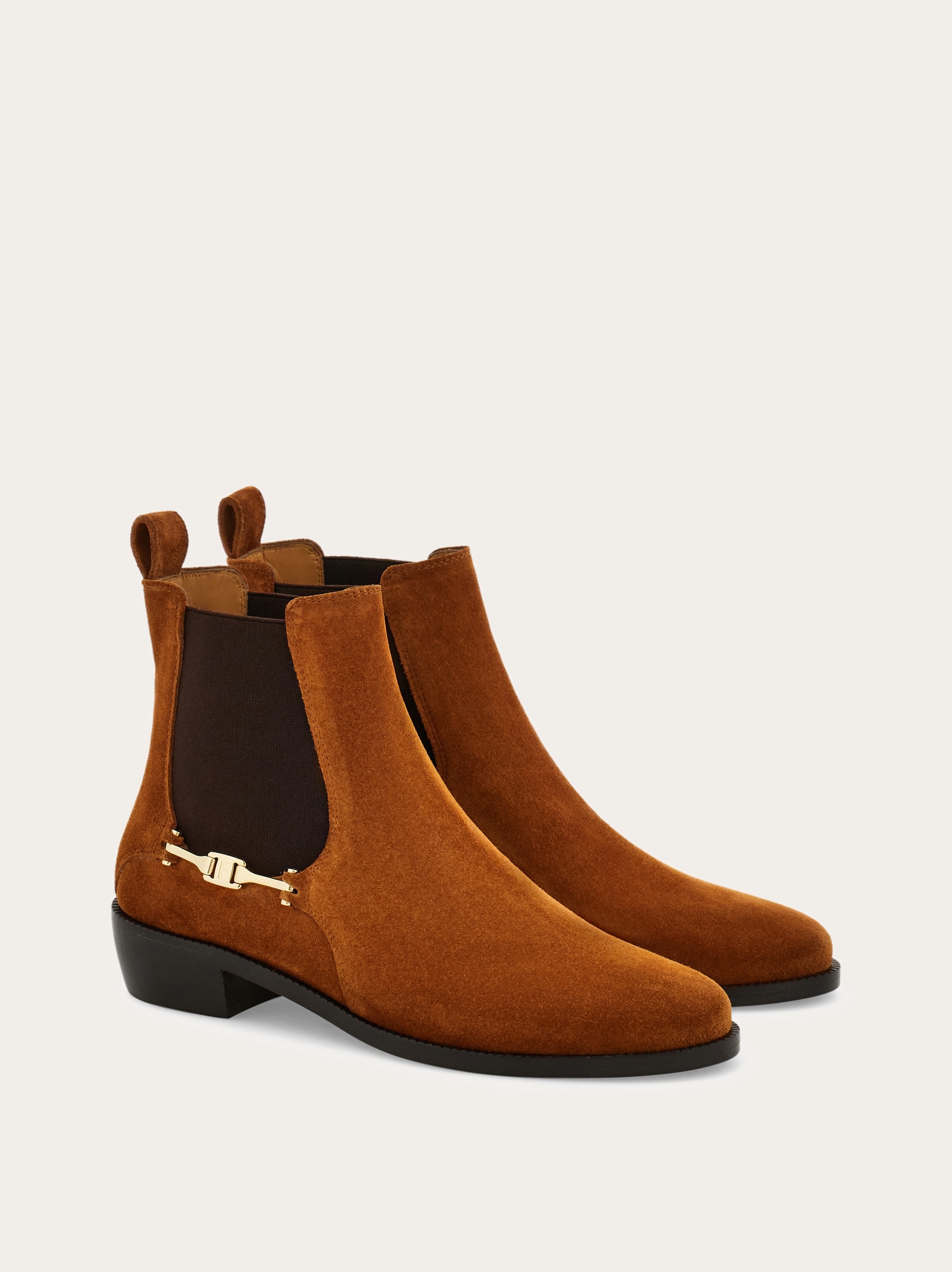 F buckle Chelsea boot - Women | Ferragamo
