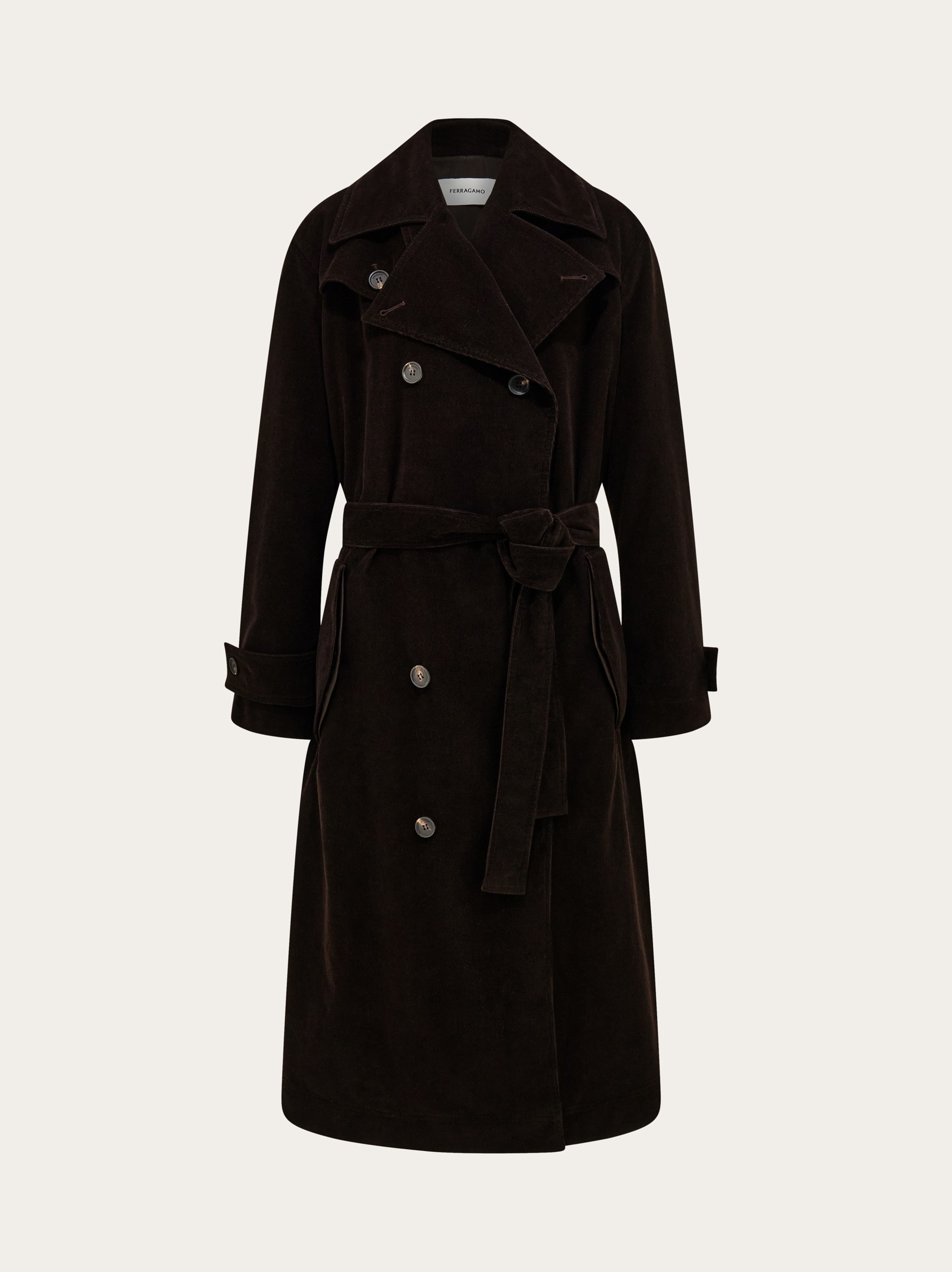 Corduroy trench - Women | Ferragamo