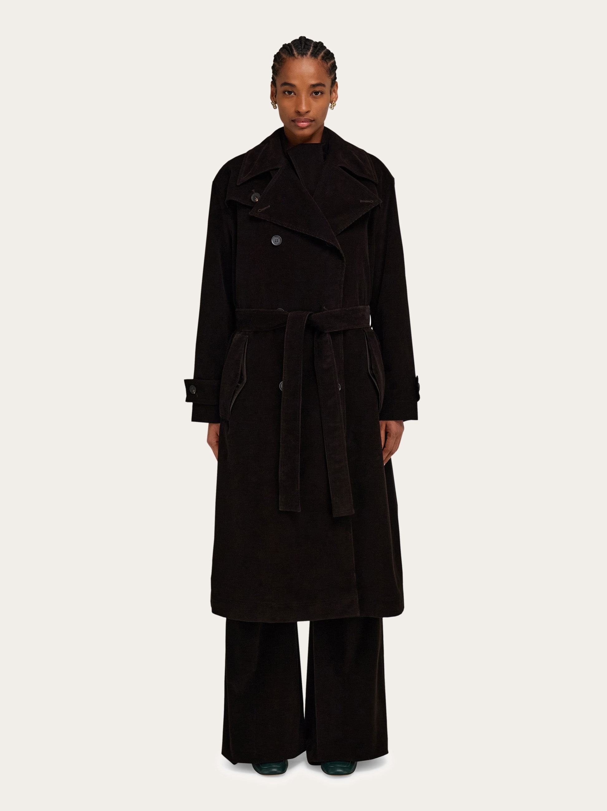 Corduroy trench - Women | Ferragamo