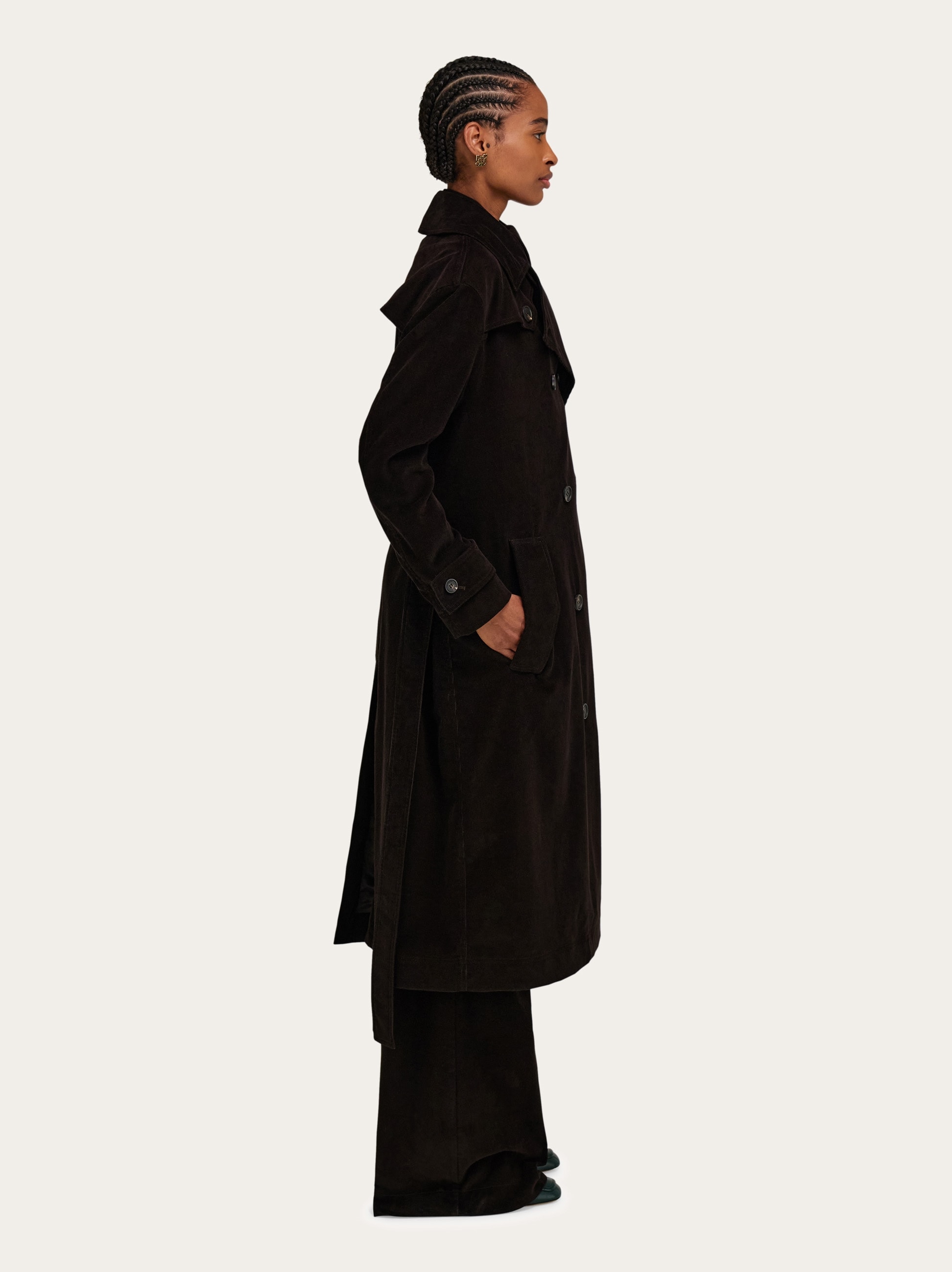 Corduroy trench - Women | Ferragamo