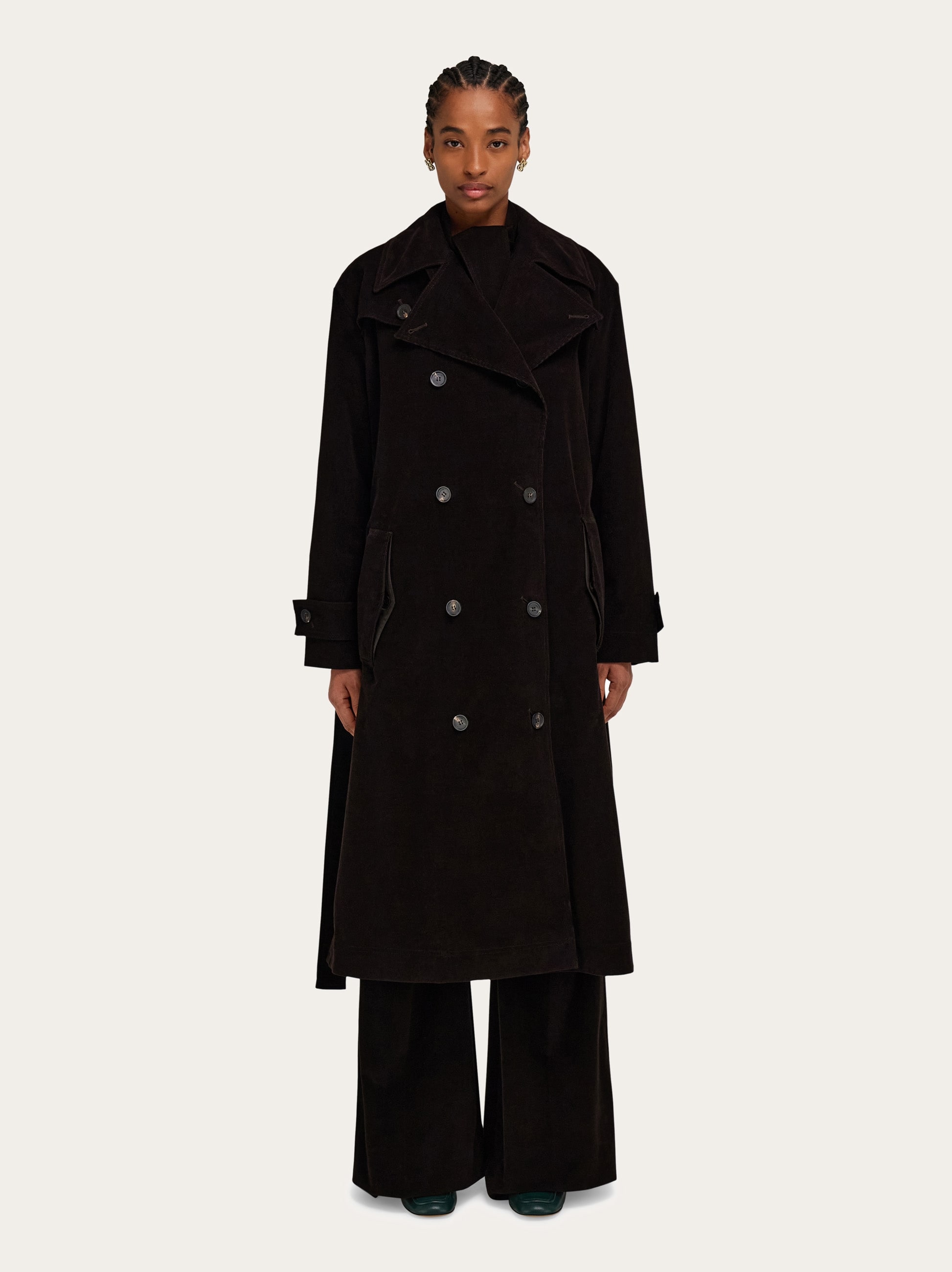 Corduroy trench - Women | Ferragamo