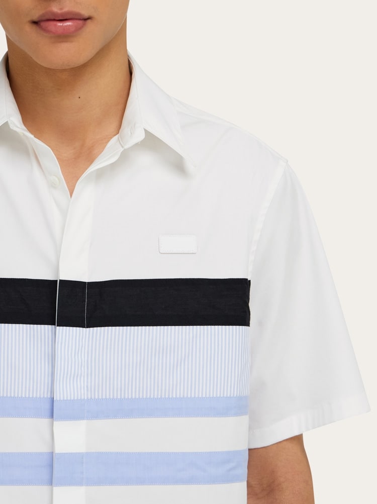 Chemise avec patch de matériaux Gallery image 4