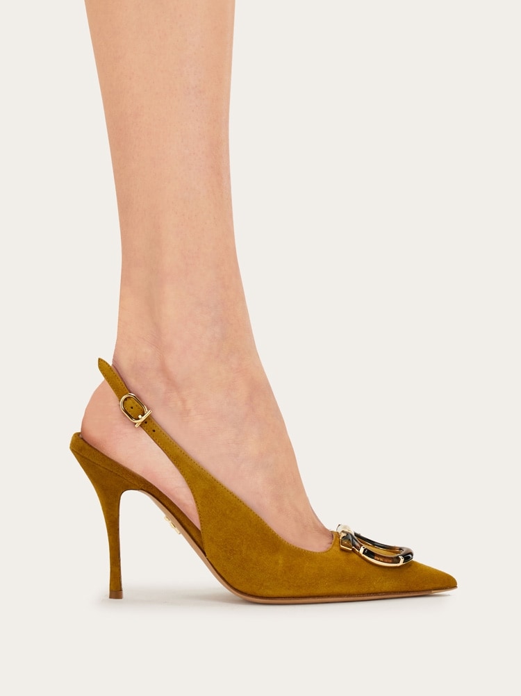 Slingback maxi Gancini Gallery image 4