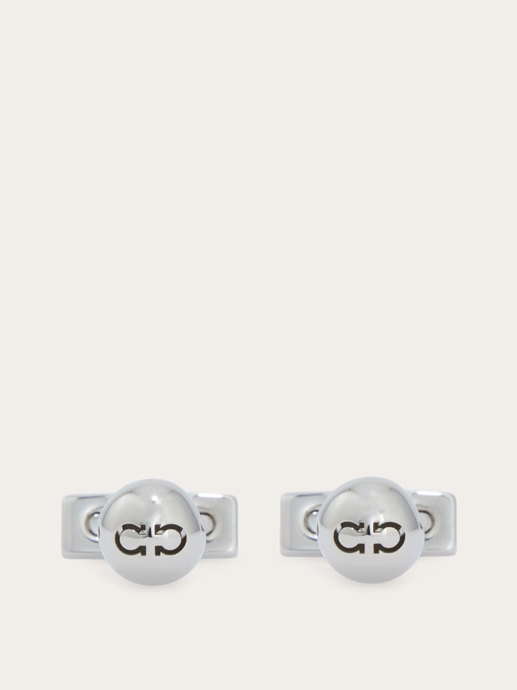 Gancini ball cufflinks Gallery image 1