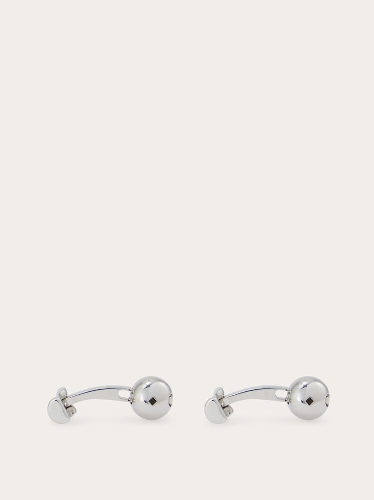 Gancini ball cufflinks Gallery image 3