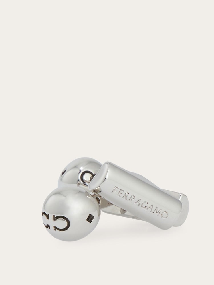 Gancini ball cufflinks Gallery image 4