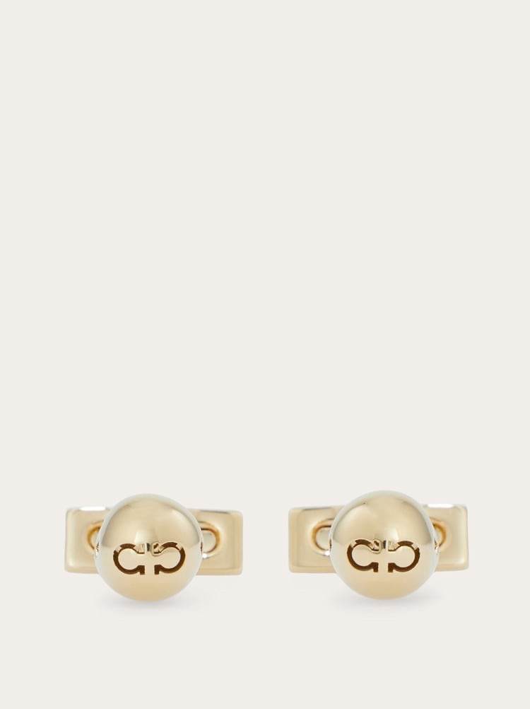 Gancini ball cufflinks Gallery image 1