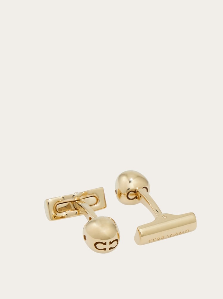 Gancini ball cufflinks Gallery image 2