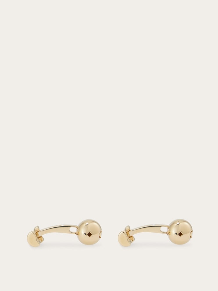 Gancini ball cufflinks Gallery image 3