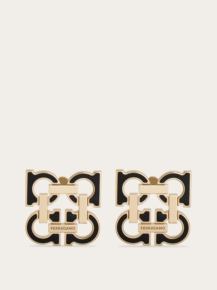 Four Gancini clip on earrings Gallery image 1