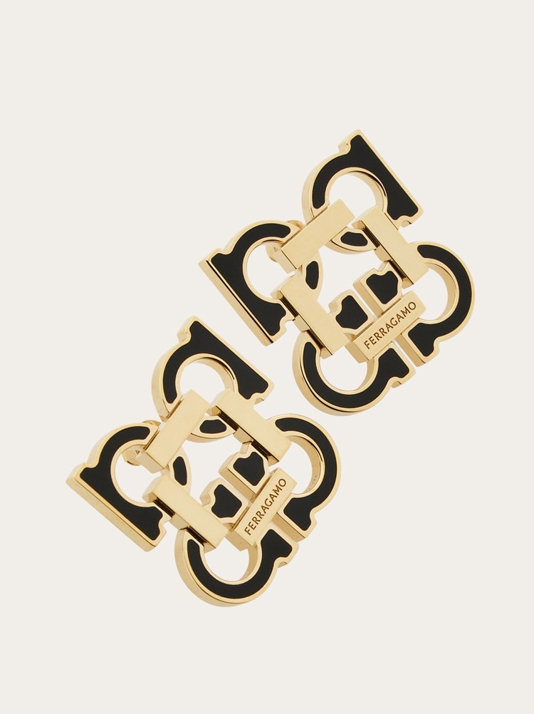 Four Gancini clip on earrings Gallery image 2
