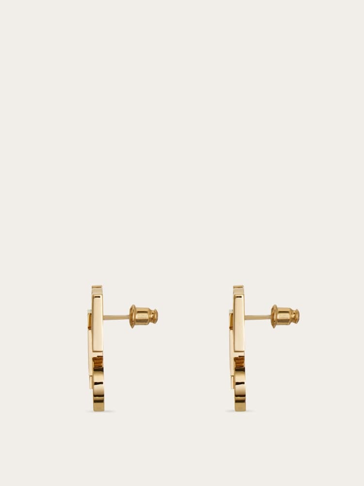 Four Gancini clip on earrings Gallery image 3