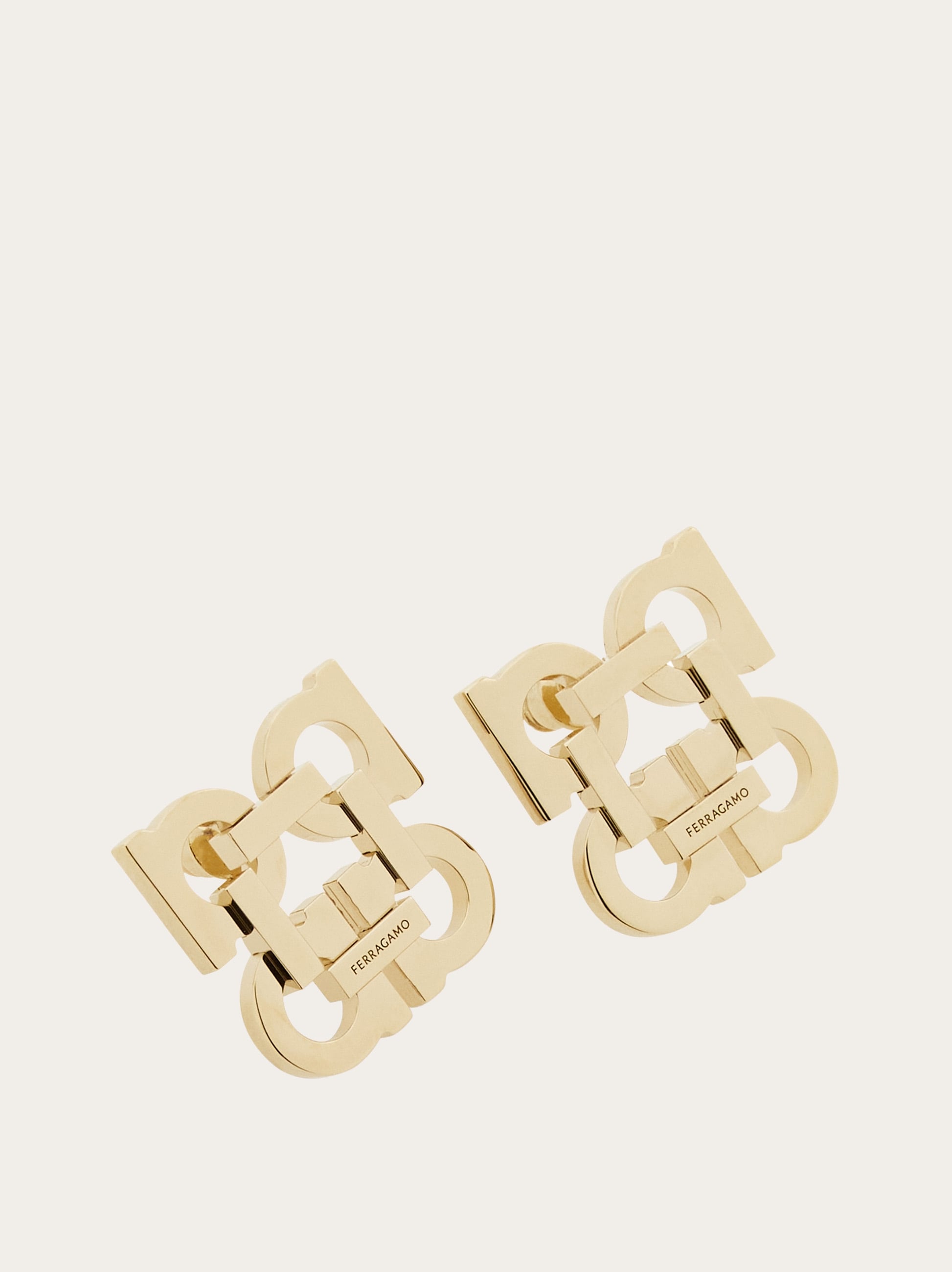 Four Gancini clip on earrings - Women | Ferragamo