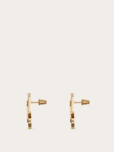 送料関税込【FERRAGAMO】FOUR GANCINI CLIP ON EARRINGS Four Gancini clip on earrings - Women | Ferragamo