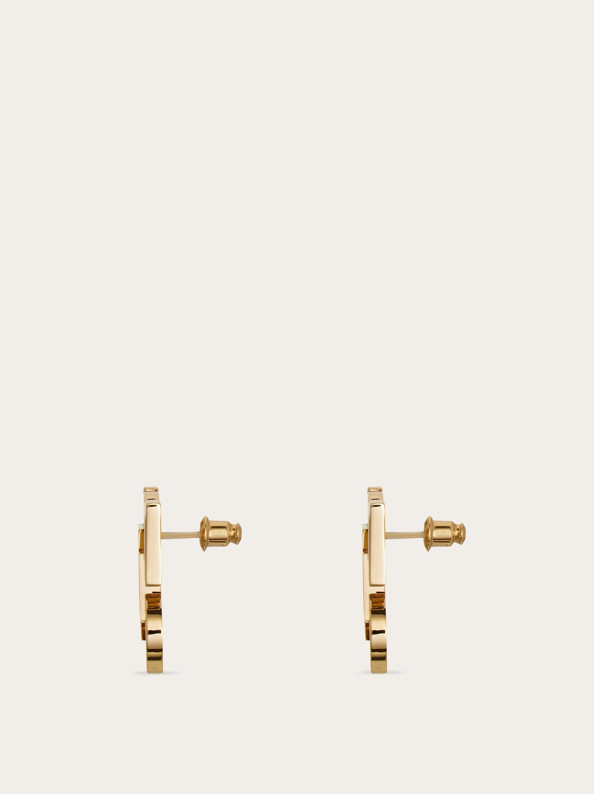 送料関税込【FERRAGAMO】FOUR GANCINI CLIP ON EARRINGS Four Gancini clip on earrings - Women | Ferragamo