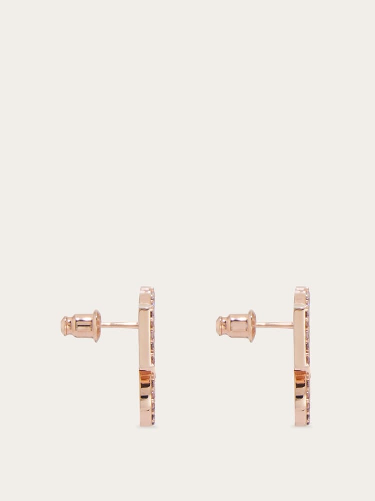 Pendientes Four Gancini con cristales Gallery image 3
