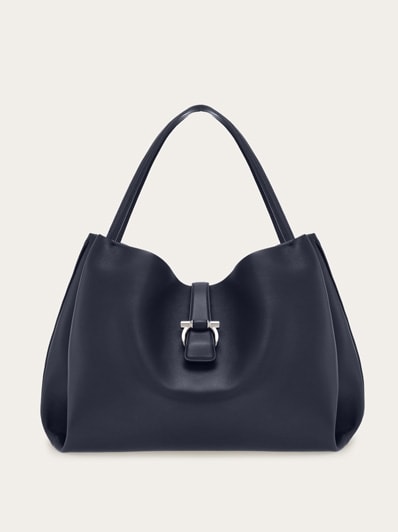 【関税&送料込】Salvatore Ferragamo Hand Bag Salvatore Ferragamo Satchel/Top Handle Bag Black Bags