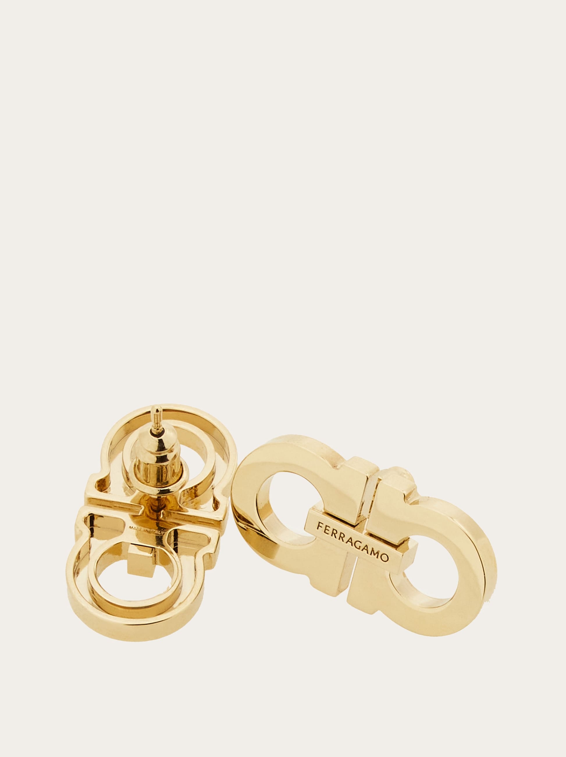FERRAGAMO ダブル・ガンチーニ ピアス ダブル・ガンチーニ ピアス - ウィメンズ | Ferragamo