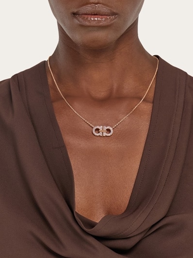 Ferragamo ガンチーニ ネックレス ガンチーニ クリスタルネックレス(L) - ウィメンズ | Ferragamo
