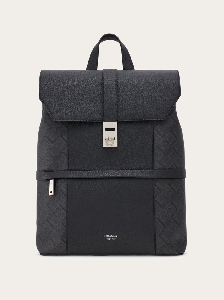 Ferragamo Monogram backpack with Gancini buckle Gallery image 1