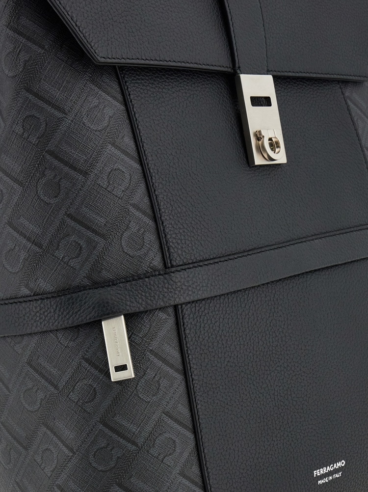 Ferragamo Monogram backpack with Gancini buckle Gallery image 6