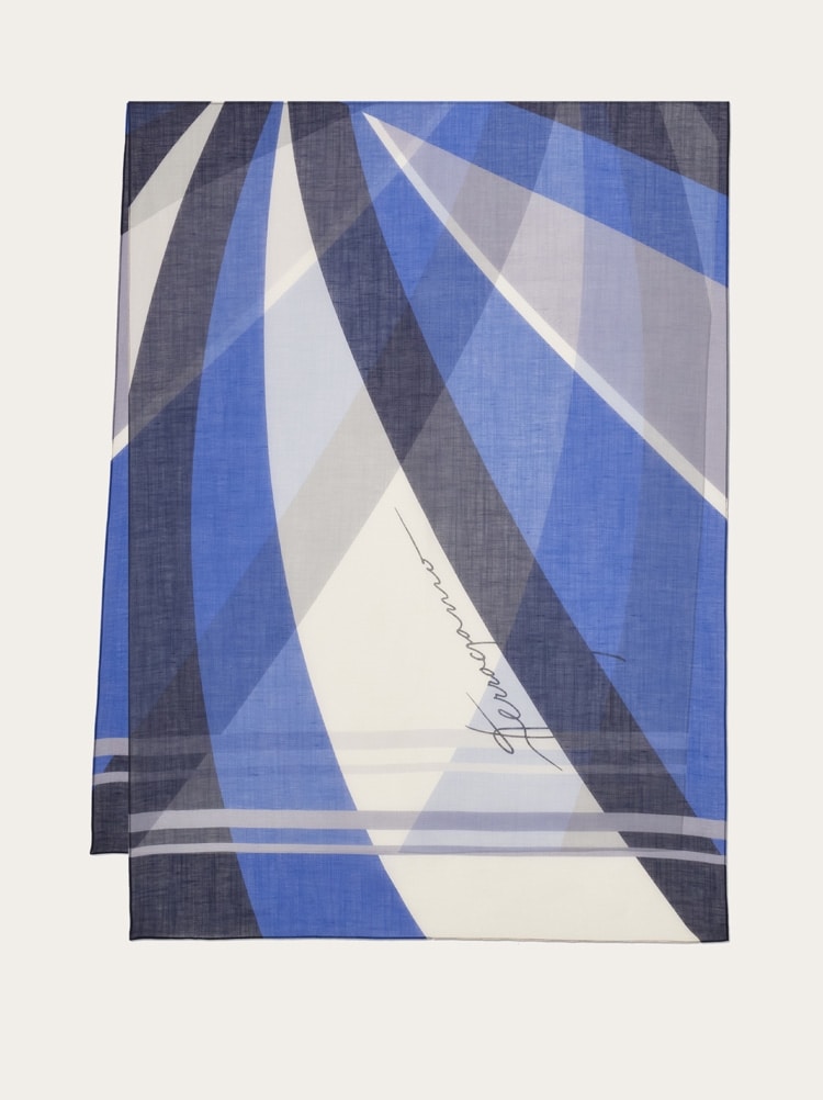 Linen blend stole Gallery image 1