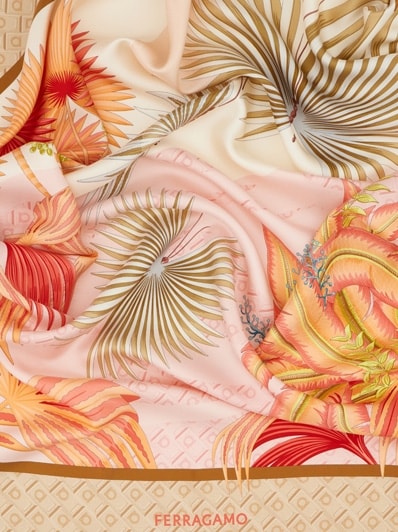 【関税&送料込】Ferragamo Silk Scarf Madras Print salvatore ferragamo silk scarf | eBay