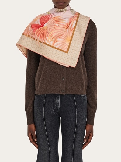 Dure print silk scarf - Women | Ferragamo