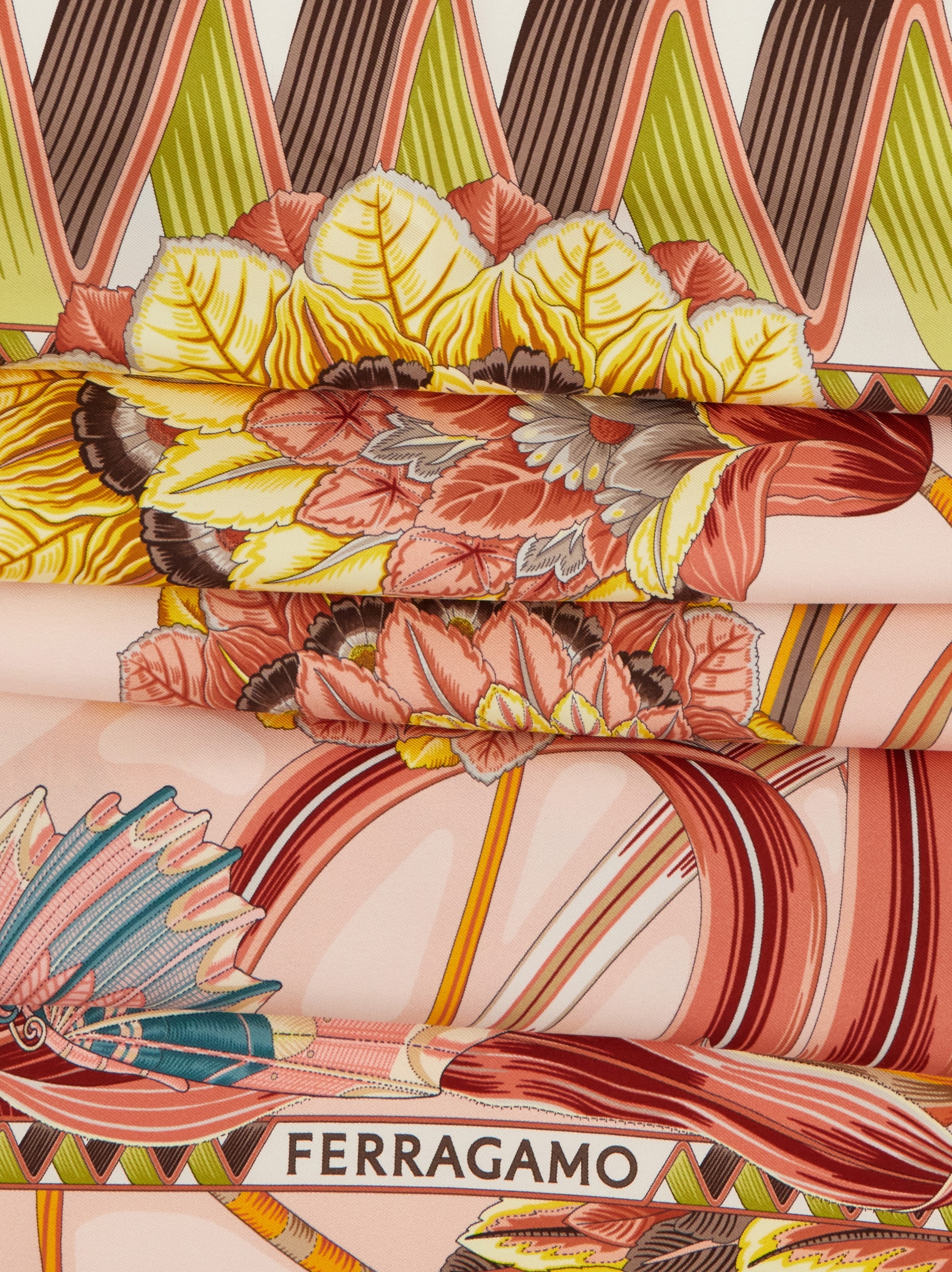 スカーフ GIADA PRINT SCARF Giada print silk scarf - Women | Ferragamo