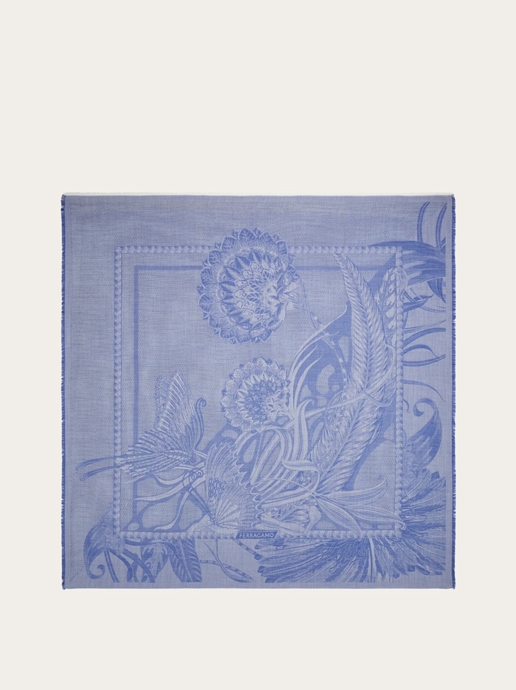 Silk and cashmere stole Gallery image 1