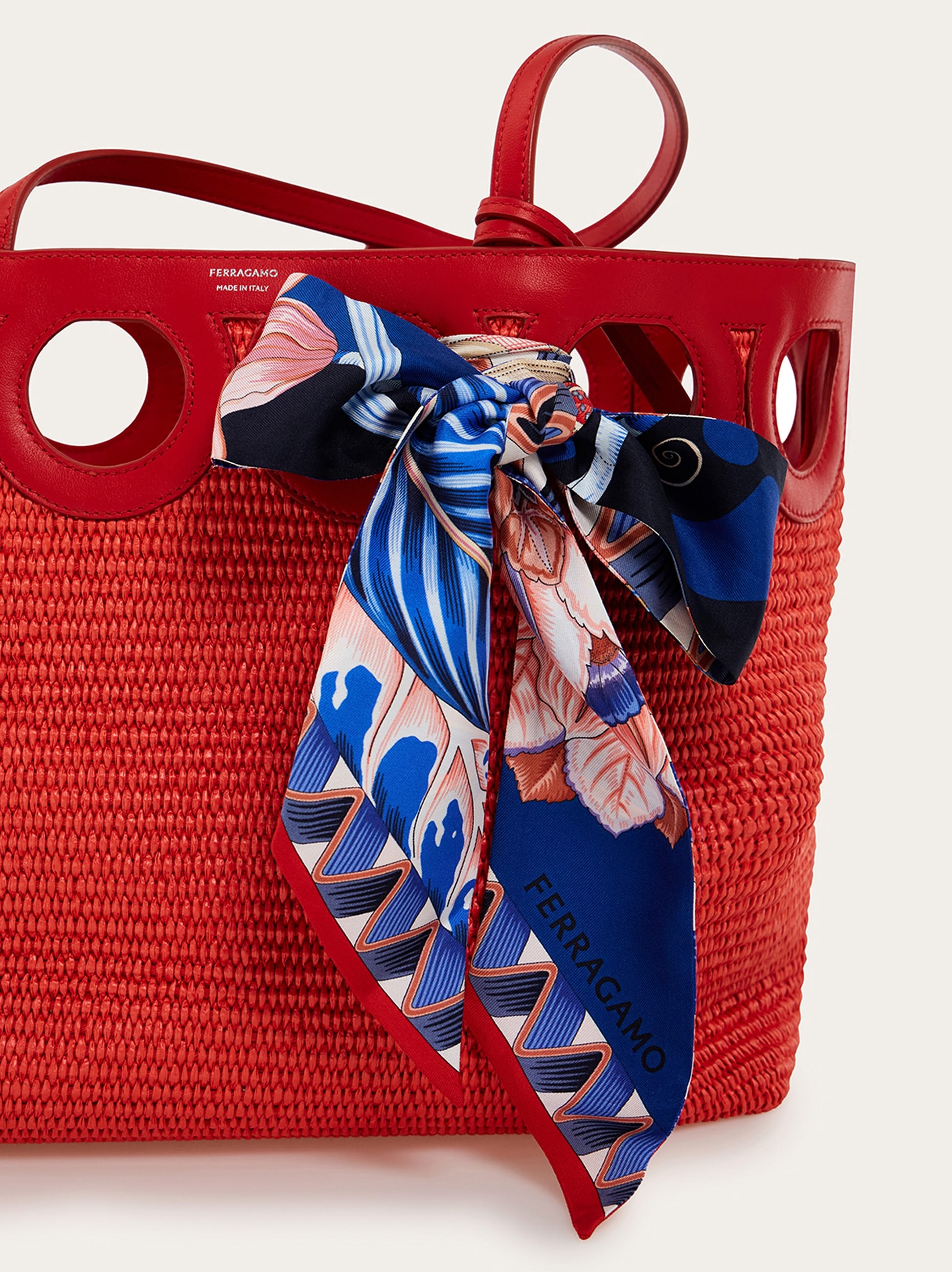 Giada print silk mini bandeau - Women | Ferragamo