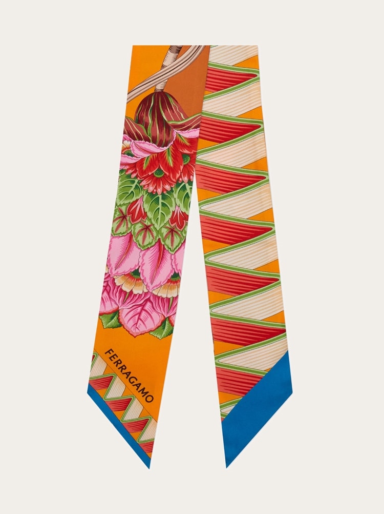 Giada print silk mini bandeau Gallery image 1